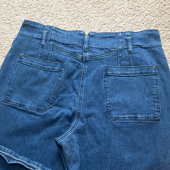 Anthropologie Dark Blue Flare Jeans - Picture 5 of 10